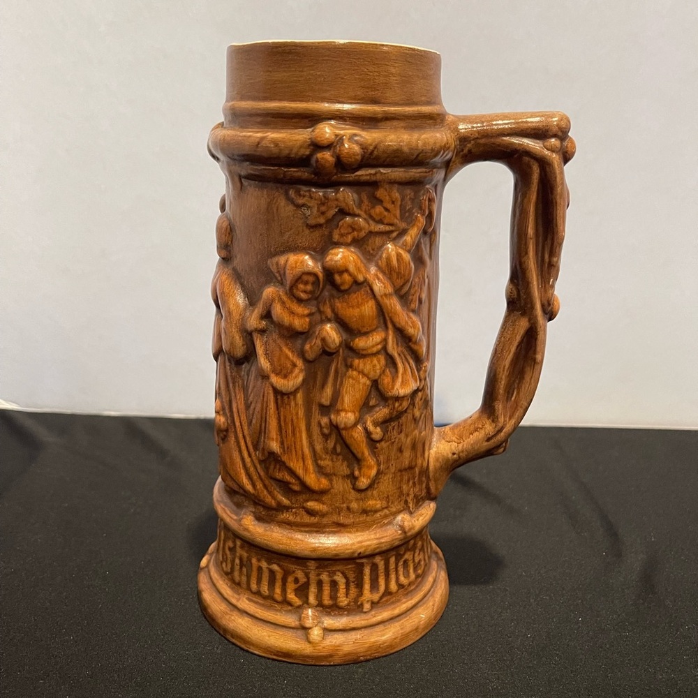 Vintage Brown Stein 9”